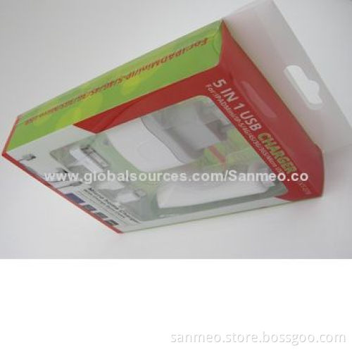 5-in-1 USB charger for iPad mini/iPhone 5, can be used to charge any USB devicesNew